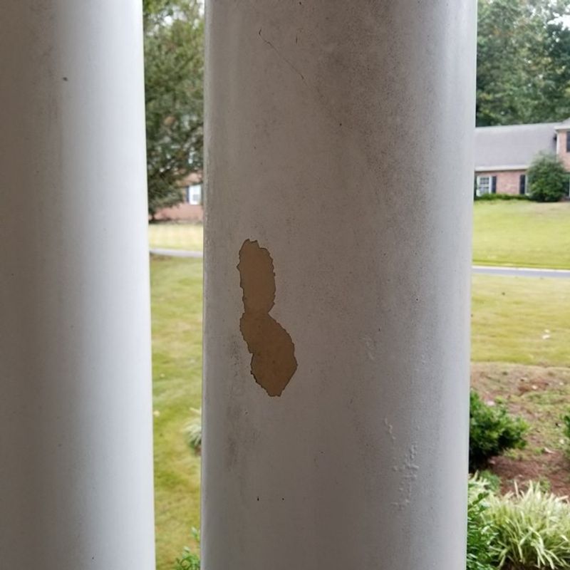 Paint And Sealant Bubble Near Entry Points