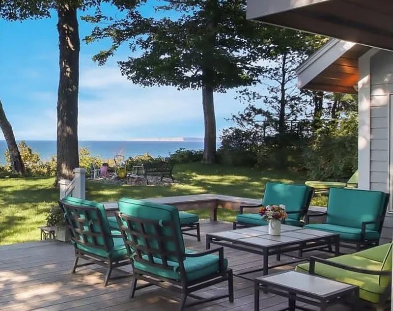 Patios And Play Areas Set Away From Wooded Edges