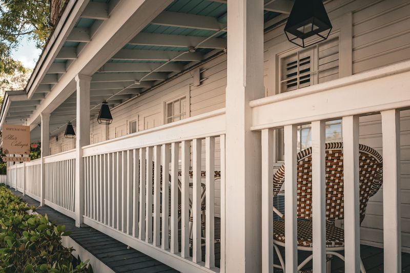 Porches Offer Eaves, Rafters, And Railings All At Once Porches Offer Eaves, Rafters, And Railings All At Once