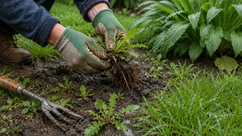 Pull Small Weeds Before Their Roots Settle In Pull Small Weeds Before Their Roots Settle In