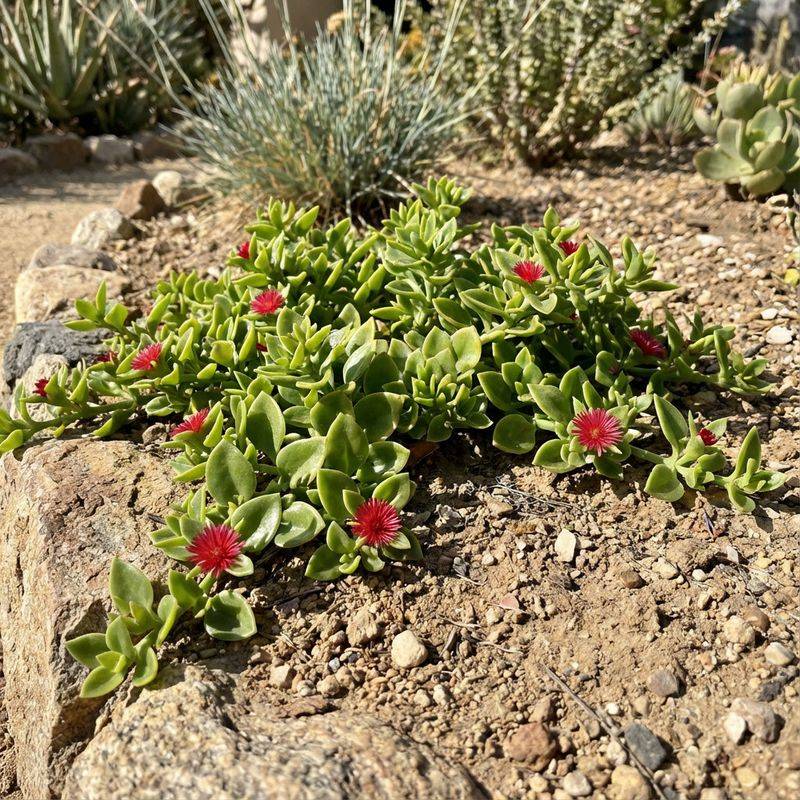 Red Apple Groundcover Forms A Dense Low Carpet