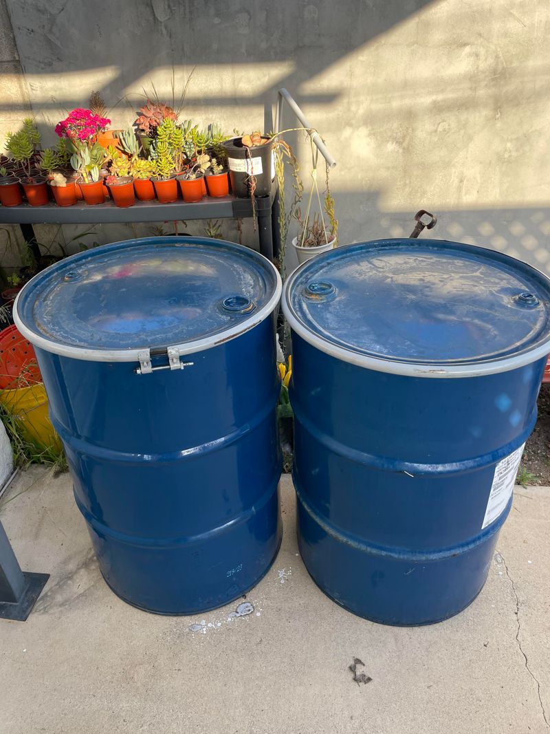 Repurpose Food-Grade Drums As Storage Barrels
