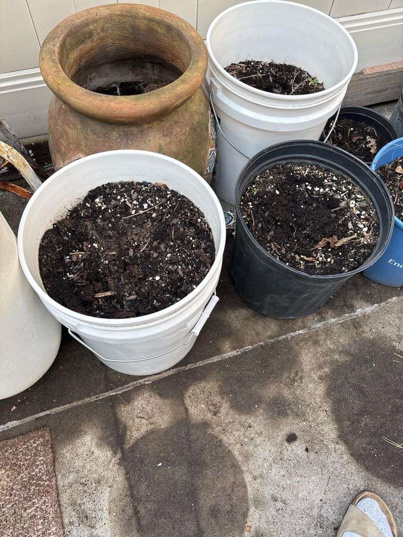 Reusing Compact Old Potting Mix