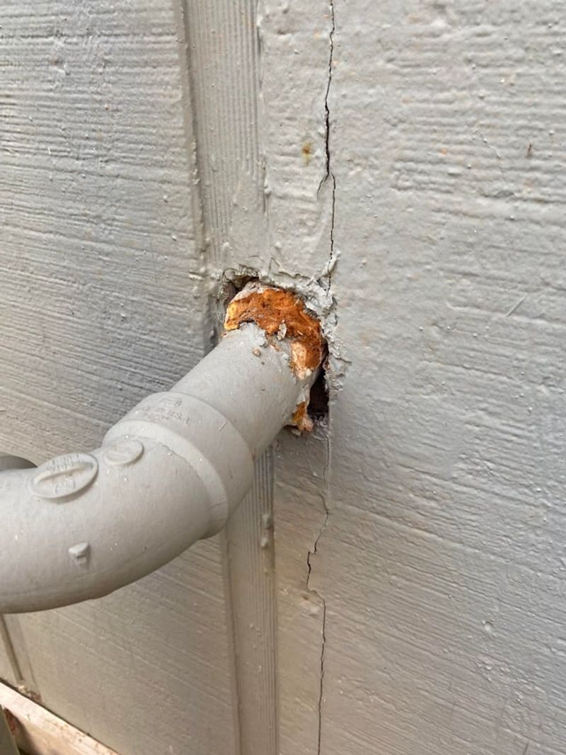 Seal Small Openings Around Pipes And Utility Lines