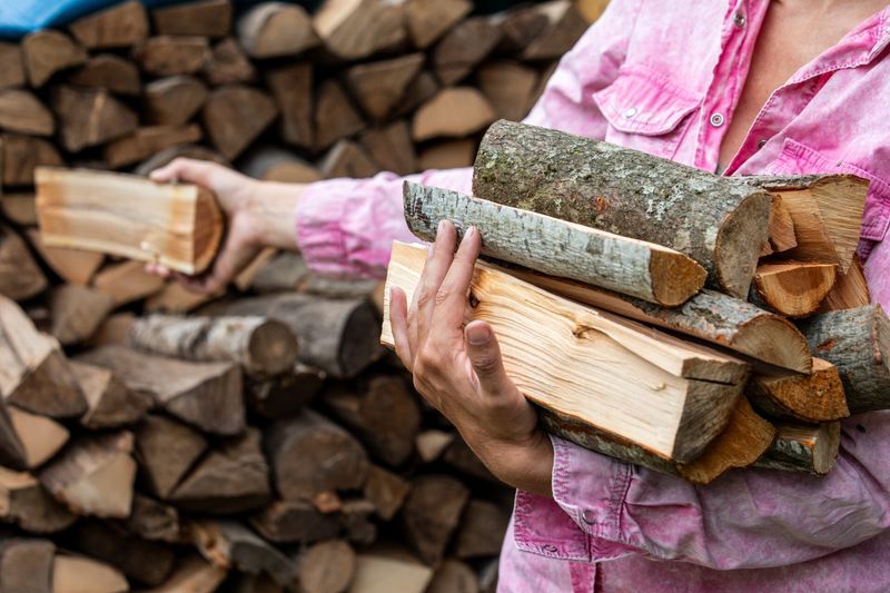 Stack Firewood Neatly In A Dry Sunny Spot