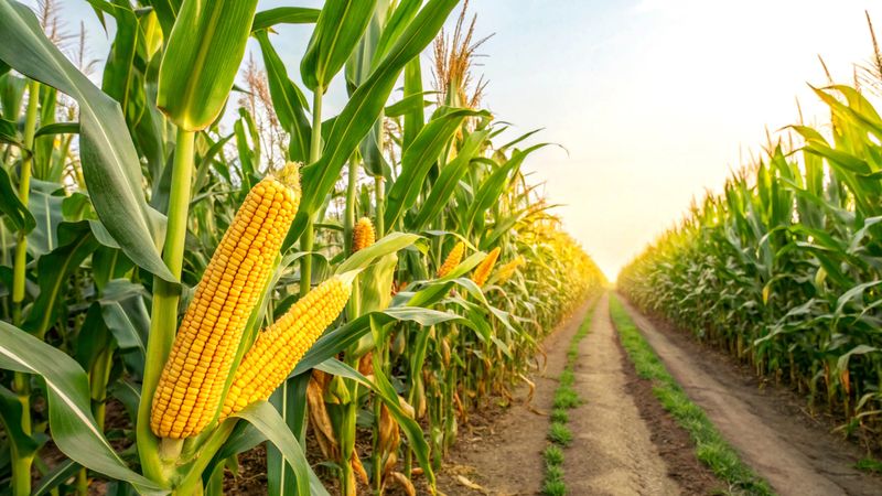 Sweet Corn During Active Growth Sweet Corn During Active Growth