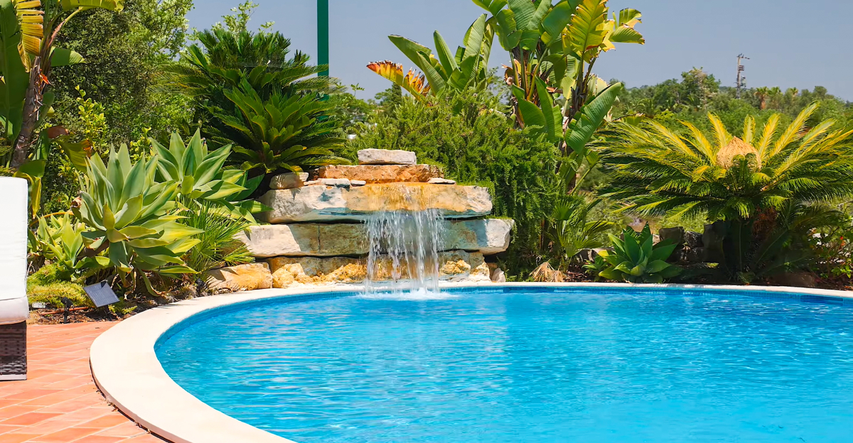 poolside landscaping