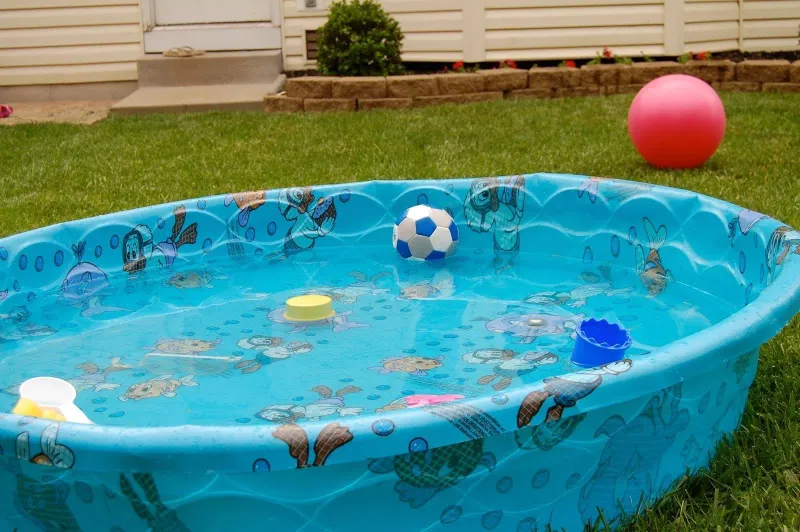 The Kiddie Pool, Toy, Or Playset Area The Kiddie Pool, Toy, Or Playset Area