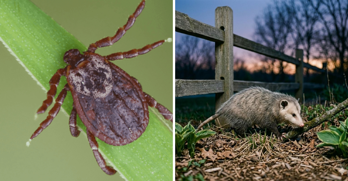 tick and opossum