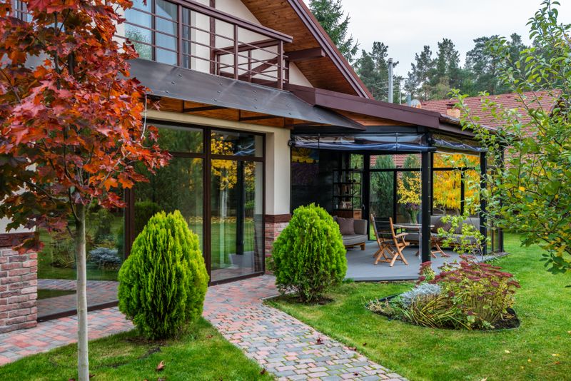 The Right Balance Of Open Space And Cover Makes Your Yard Ideal