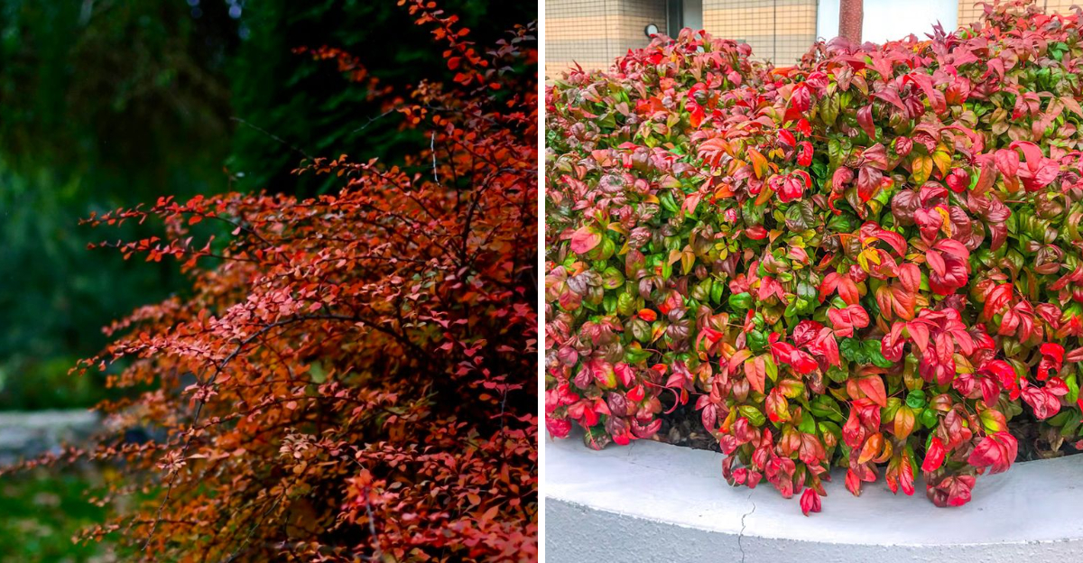 japanese barberry and nandina