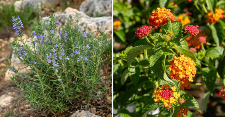 rosemary and lantana
