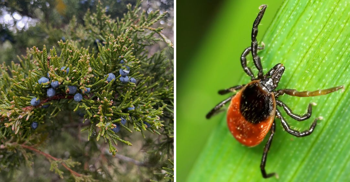 eastern red cedar and tick