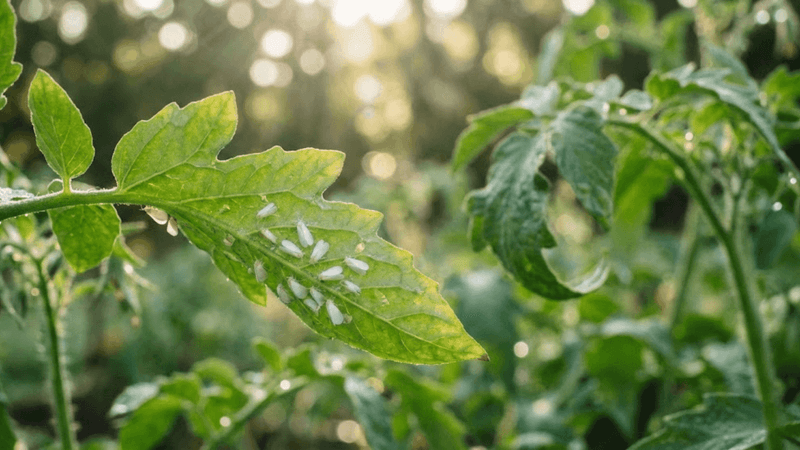 Tiny White Adults Flutter When Leaves Move