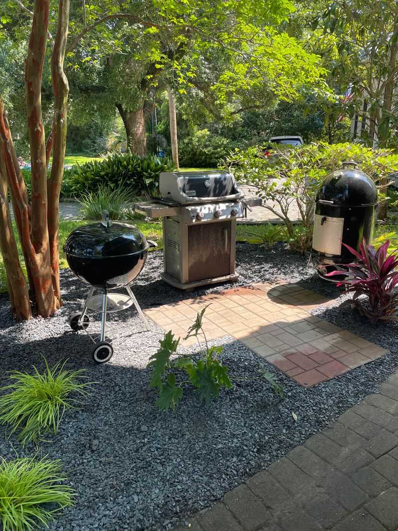 Turn Off Propane Tanks And Move BBQ Tools Turn Off Propane Tanks And Move BBQ Tools