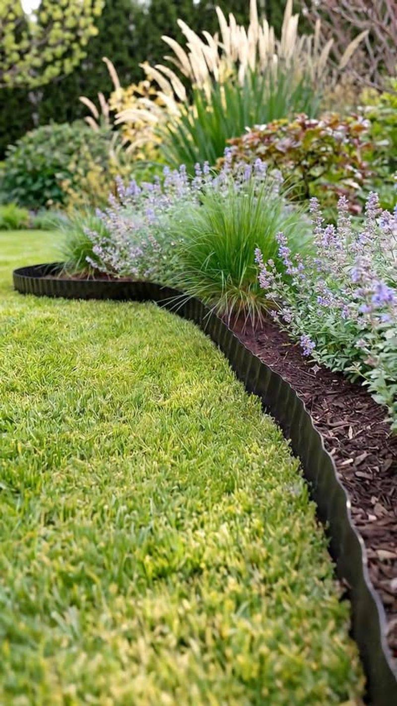Using Dense Lawn Borders As A Design Feature