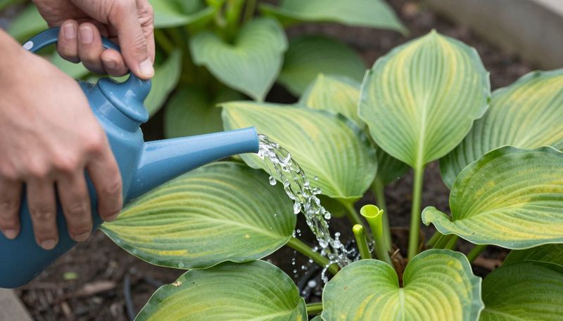 Water At The Base Instead Of Soaking The Leaves