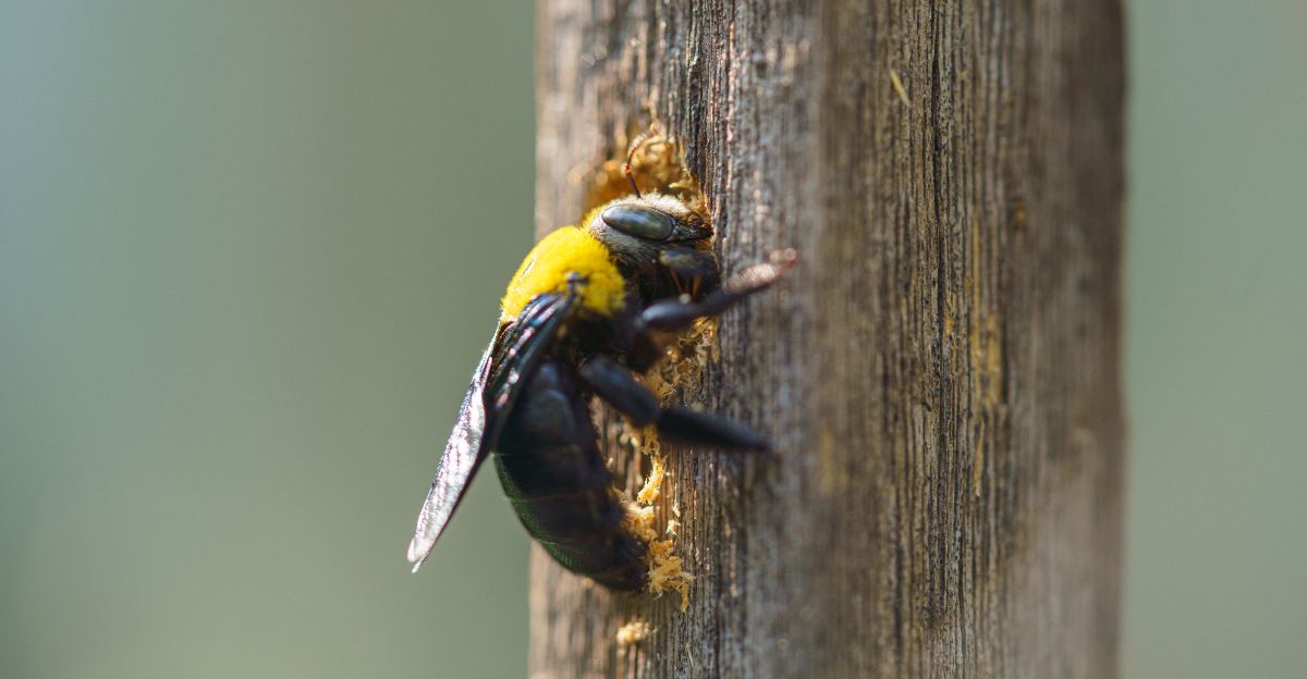carpenter bee drilling