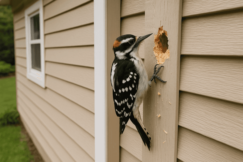 Woodpeckers May Add To The Damage