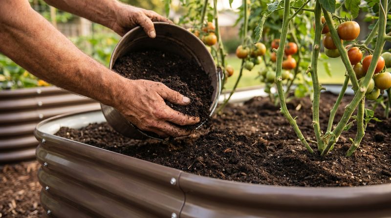 Work In Composted Manure Well Ahead Of Planting