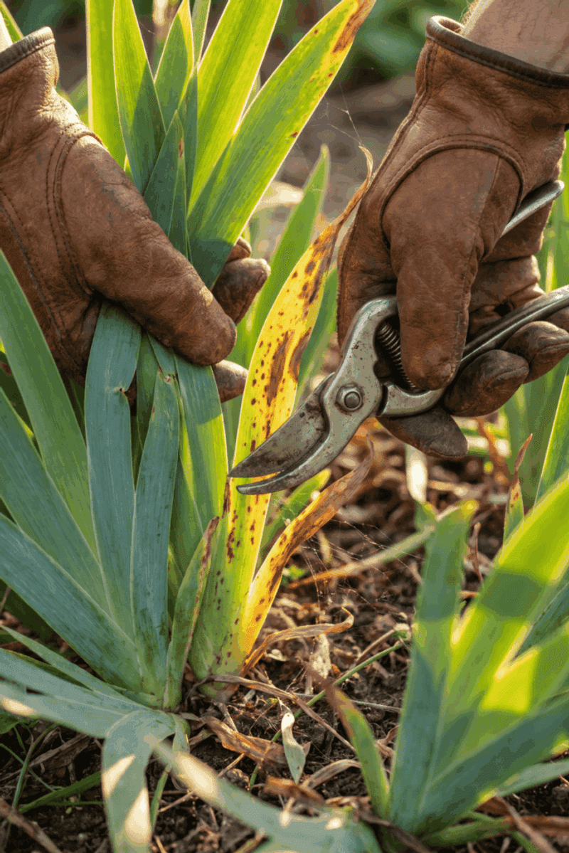 Yellowing Leaves Can Be Removed Later