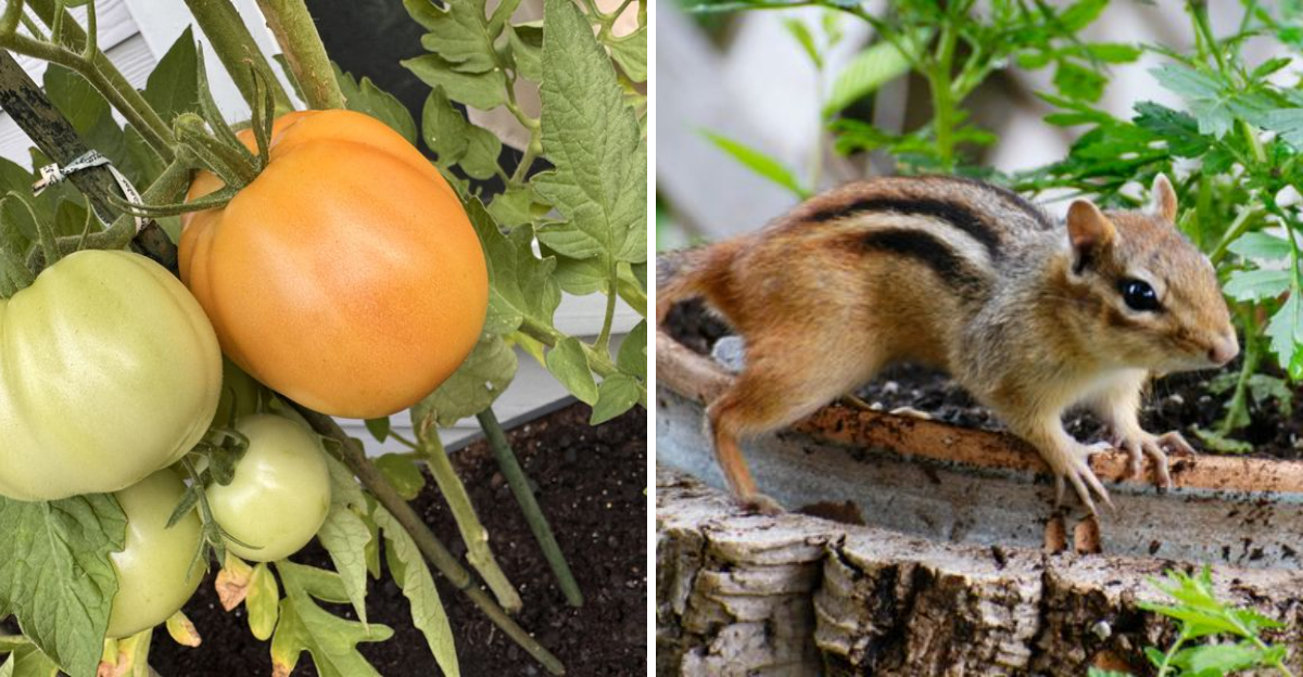 tomato and chipmunk