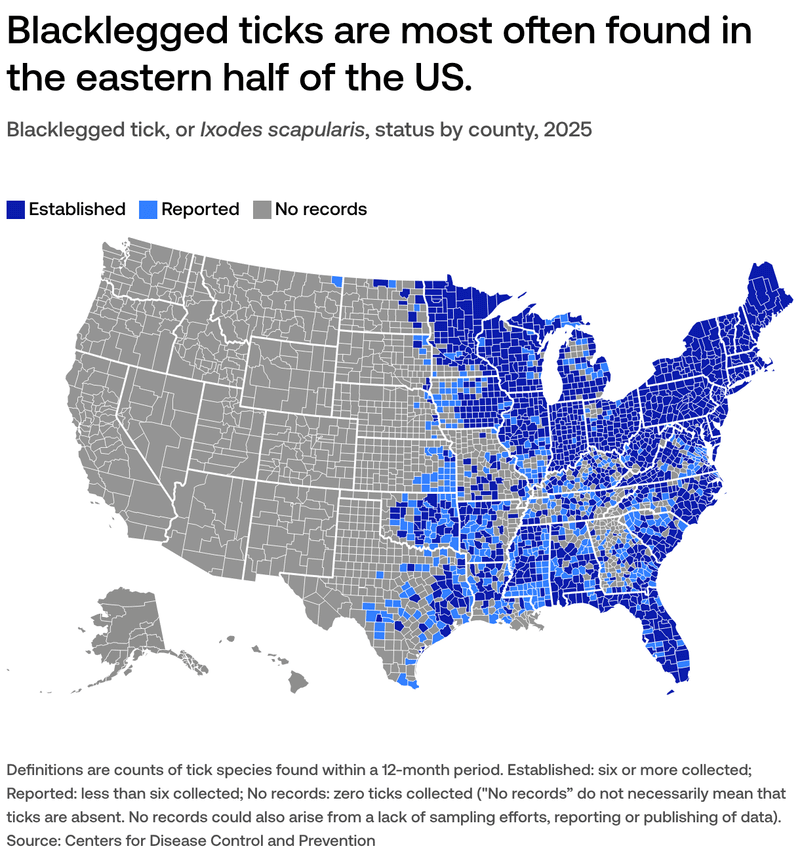 Account For North Carolina’s Different Tick Risks Account For North Carolina’s Different Tick Risks