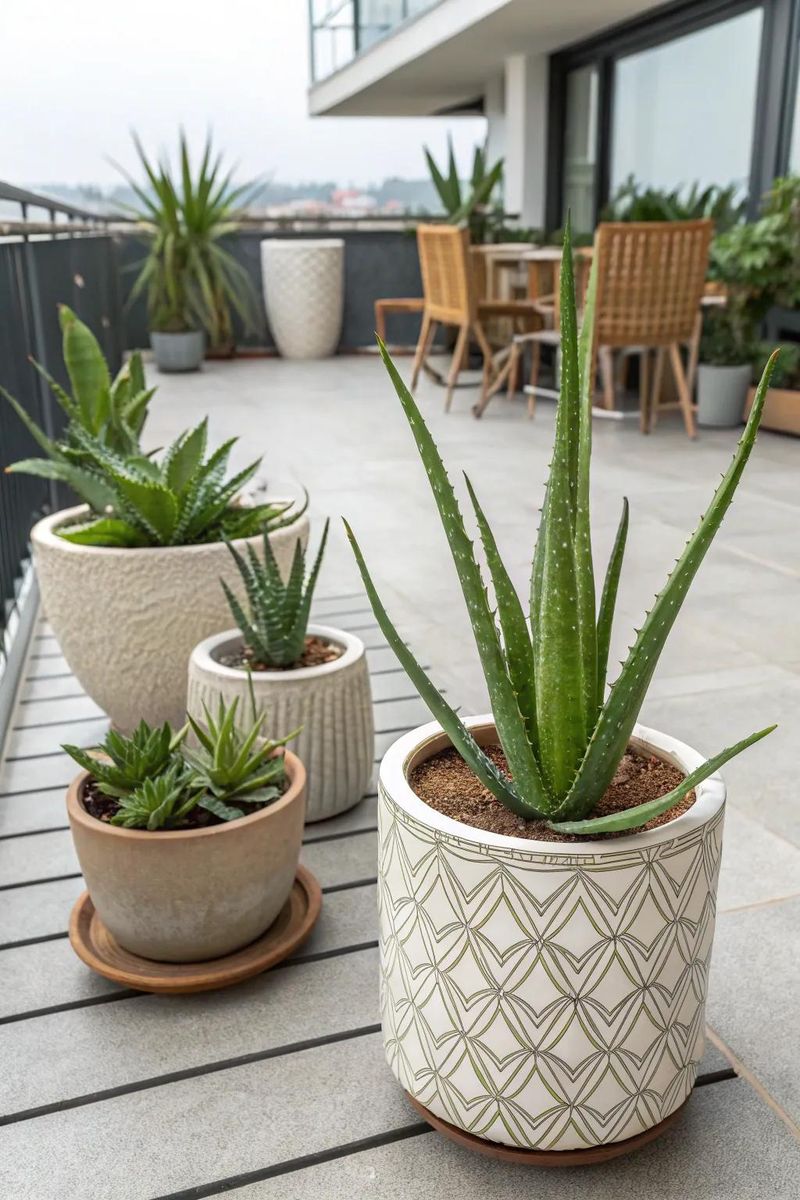Aloe Keeps Small Pots Polished And Practical