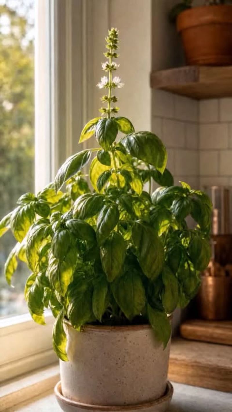 August Basil Needs Frequent Flower Checks