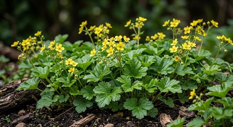 Barren Strawberry Can Create A Thick Carpet Near The Ground Barren Strawberry Can Create A Thick Carpet Near The Ground