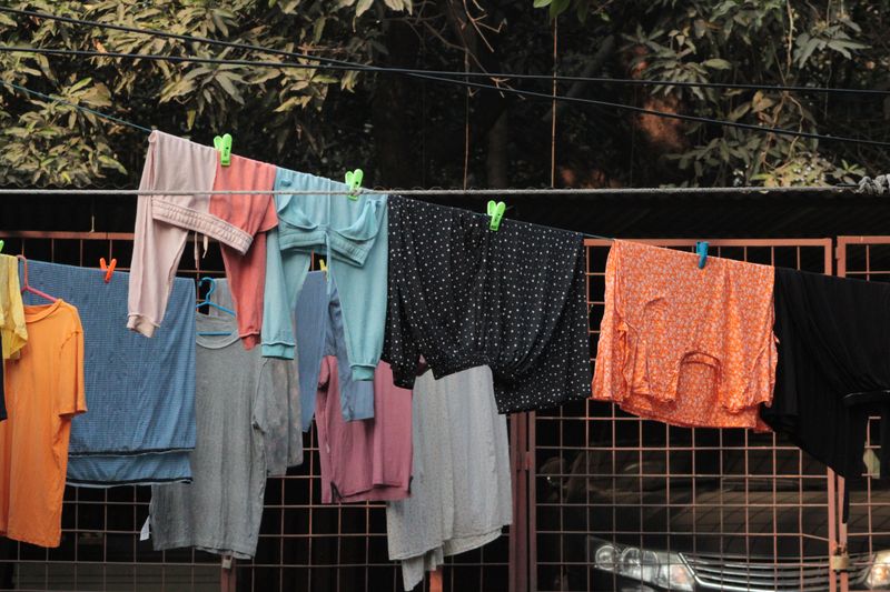 Cluster At Tight Clothing Lines