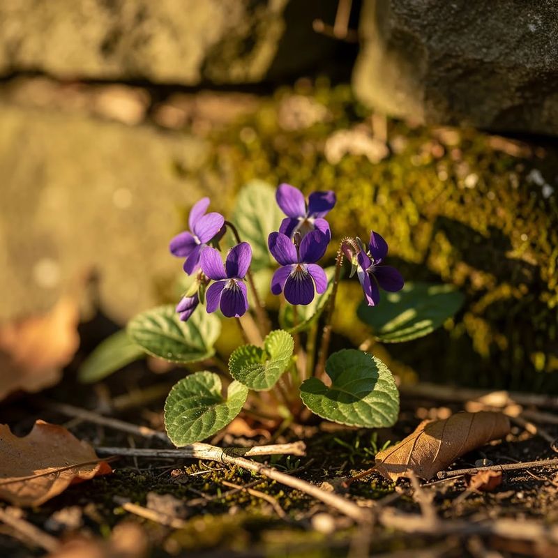 Common Blue Violet Common Blue Violet
