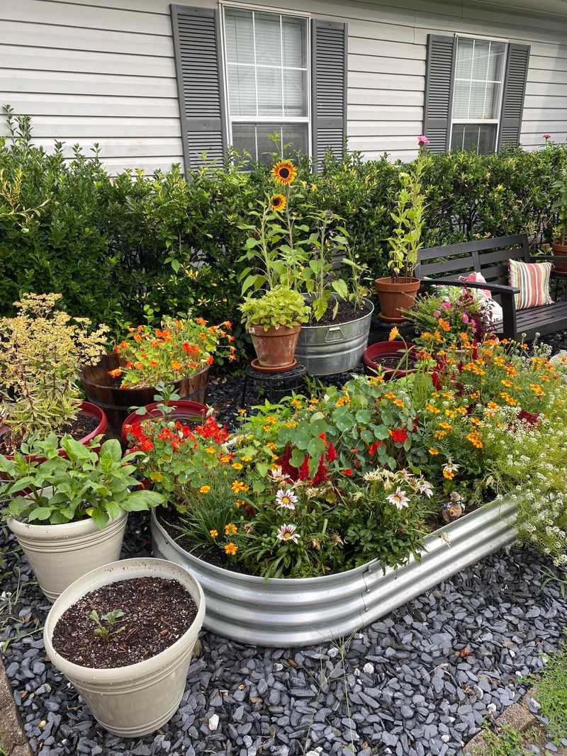 Container Gardens Dry Out Faster Than In-Ground Beds Container Gardens Dry Out Faster Than In-Ground Beds