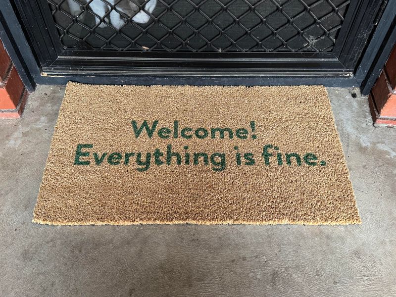 Doormats Can Catch Windblown Embers Doormats Can Catch Windblown Embers