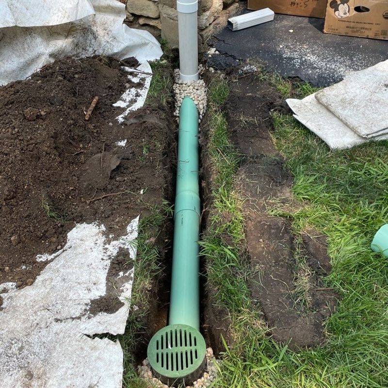 Downspouts Should Empty Away From Eroding Areas