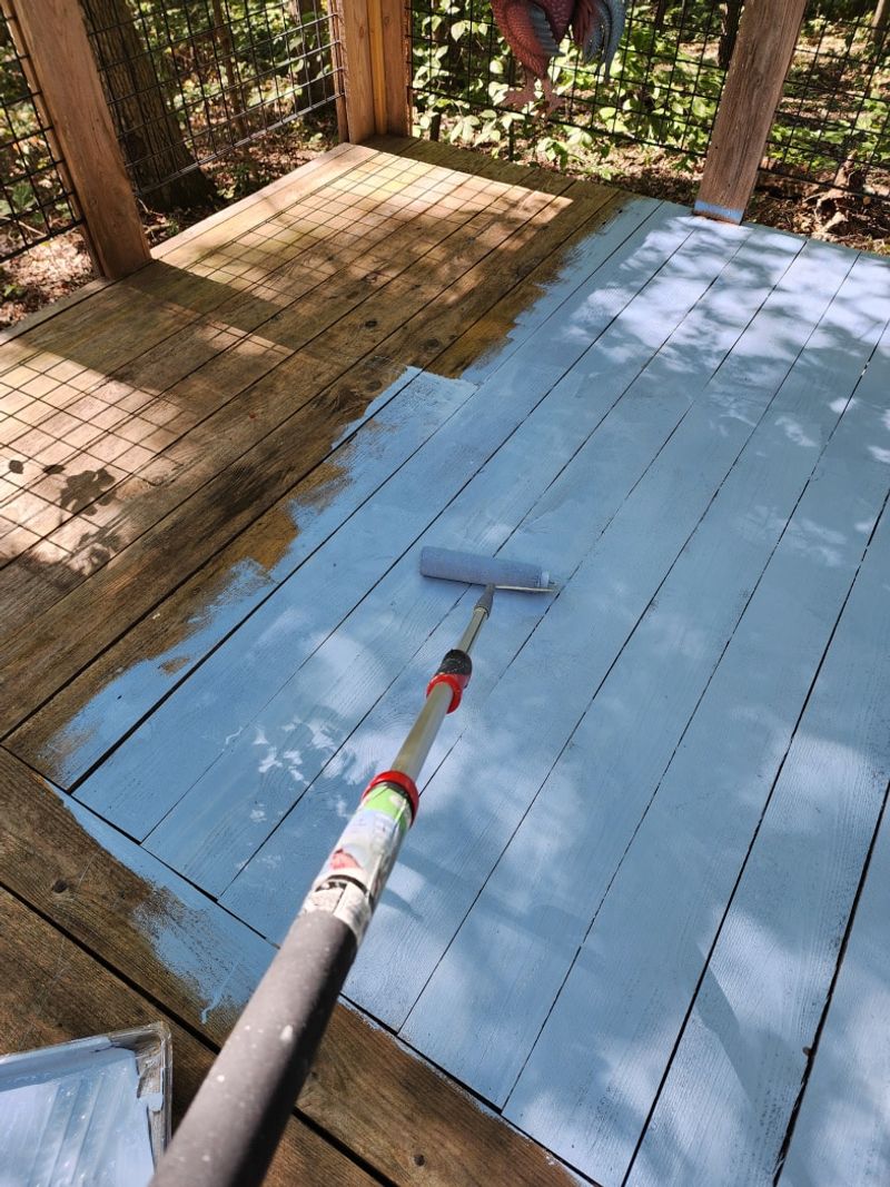 Fresh Paint Can Help Protect Exposed Wood