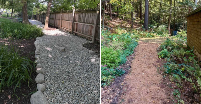 Gravel Paths Vs Mulched Paths In North Carolina Yards And Which Stays Cleaner After Summer Storms