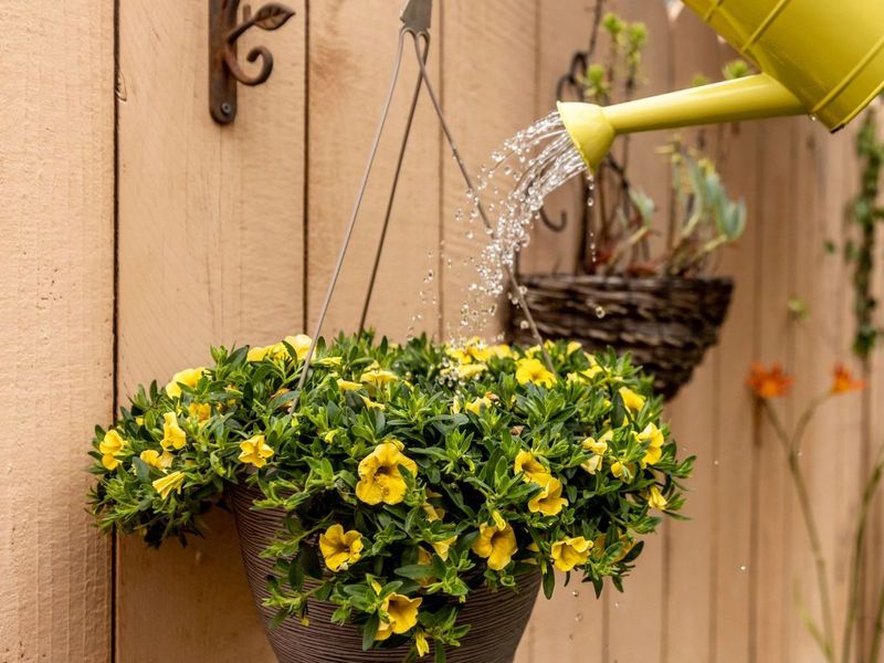Hanging Baskets Need Extra Attention Hanging Baskets Need Extra Attention