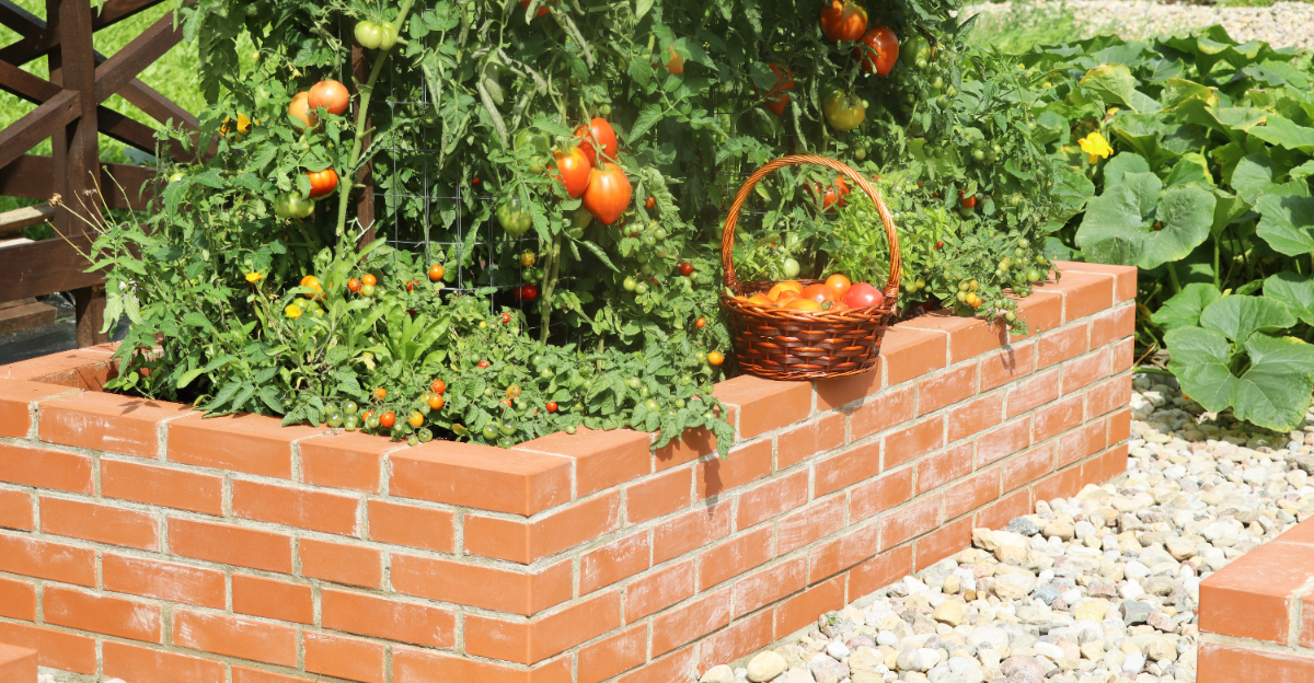 raised bed veggie garden