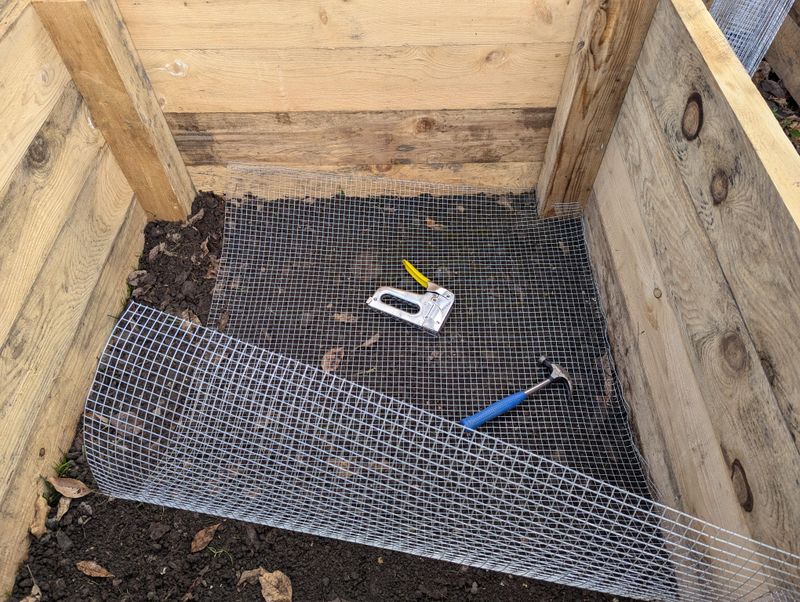 Install Hardware Cloth Before Planting