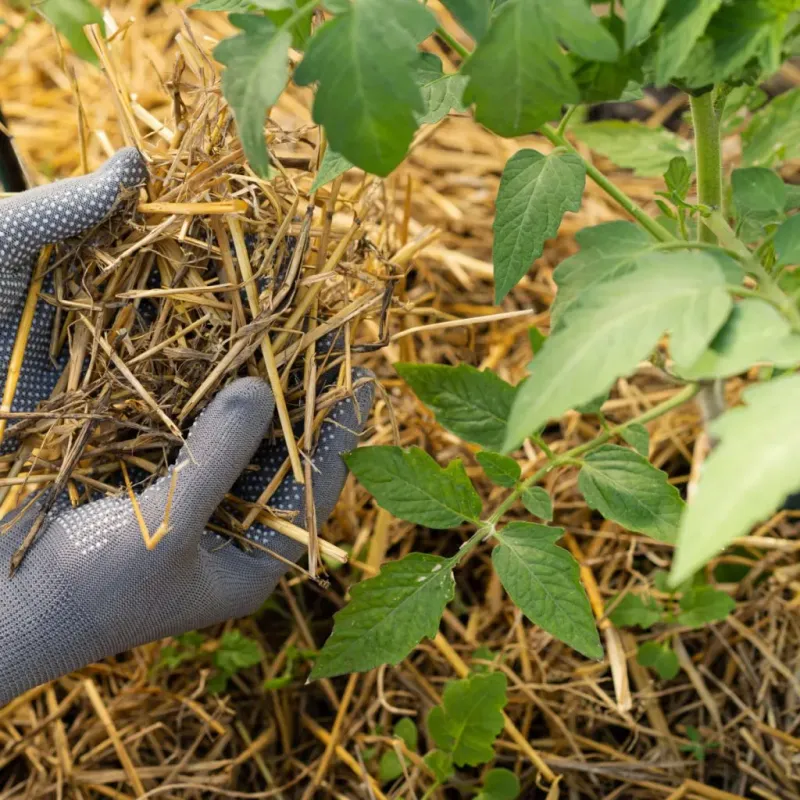 Keep Mulch Away From Plant Stems Keep Mulch Away From Plant Stems