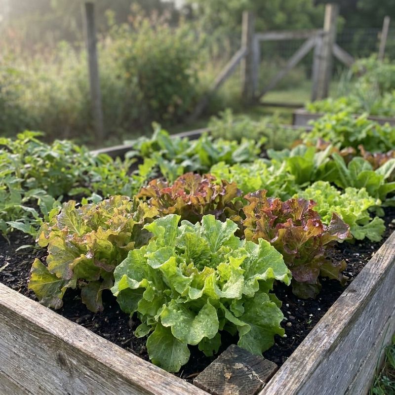 Lettuce Thrives In Mild Autumn Weather