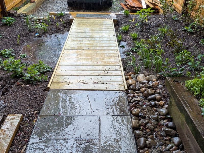 Low Spots In Garden Paths