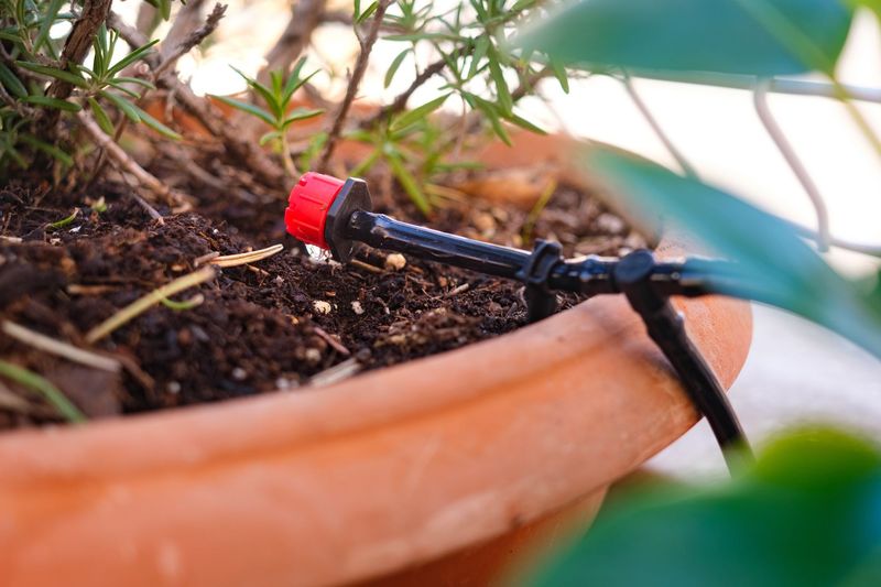 Midday Watering On Hot Soil Creates Root Stress