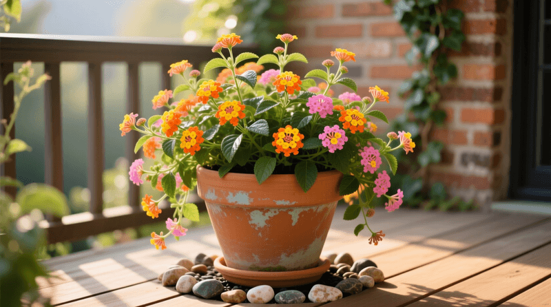 Move Potted Lantana Into Full Sun