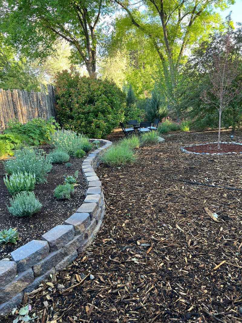 Mulch Slows Water Before It Reaches Bare Soil