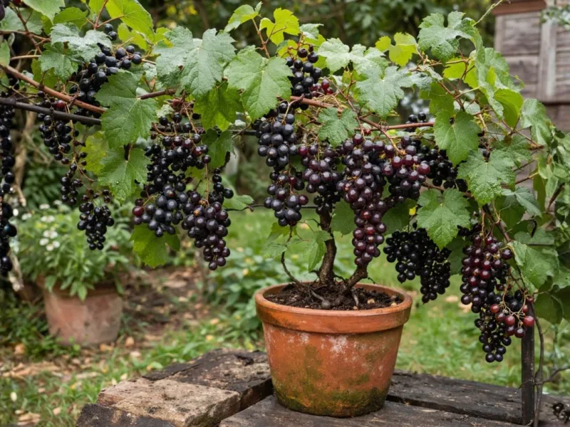 Muscadine Grape Screens The Yard And Feeds You