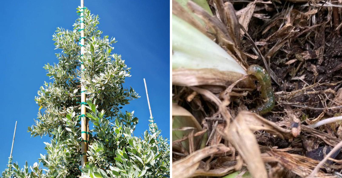 Silver Buttonwood and sod webworm