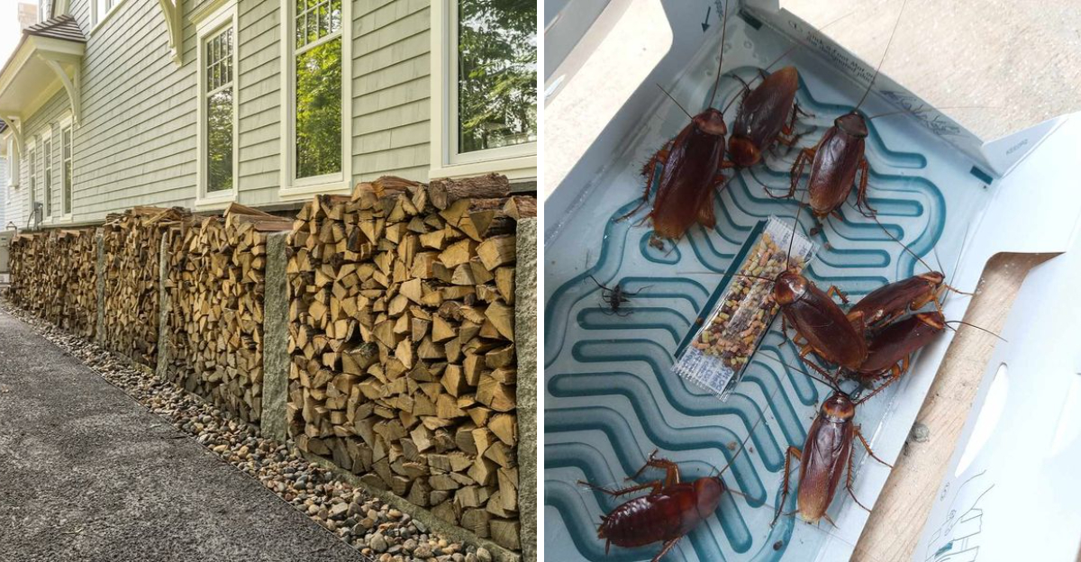 wood and roaches