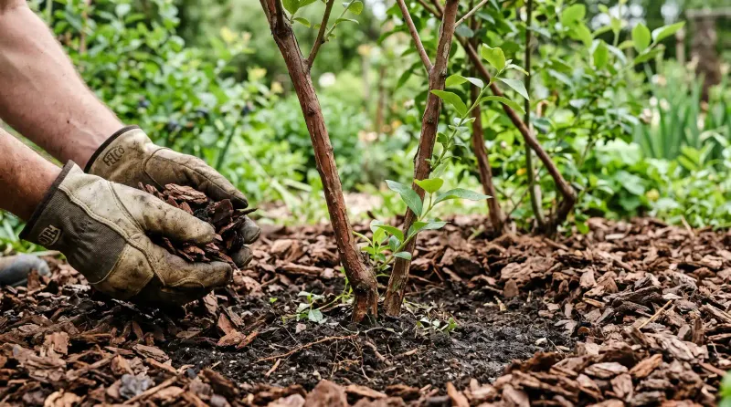 Refresh Mulch Around Shallow Roots Refresh Mulch Around Shallow Roots